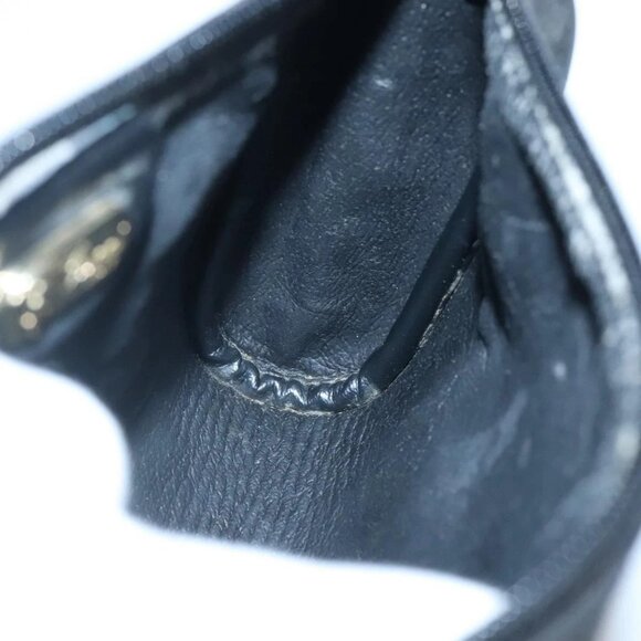 GUCCI Micro GG Supreme Pouch PVC Black Gold Auth 133307 - Picture 13 of 16